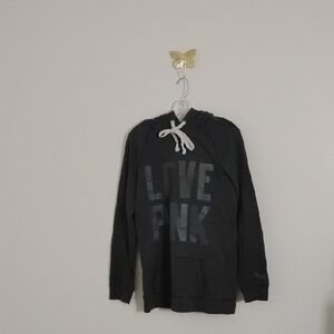 PINK Victoria's Secret "Love Pink"  Hooded Pullover Casual Active Sweatshirt